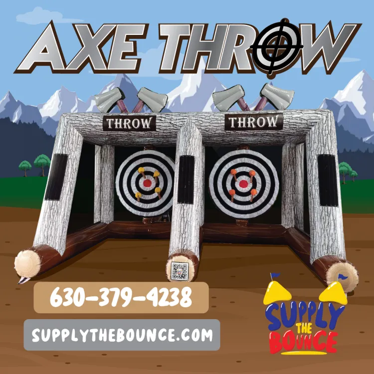 Axe Throw Game Double Lane Supply The Bounce