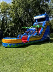 Online201820Tropical20Vibe20Water20Slide20Medinah20illinois20Supply20The20Bounce20Party20Rentals20side 1724197723 18' Tropical Vibe Water Slide