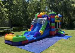 IMG 0145 1763562326 Lego Block Party XL Dual Lane Bounce & Slide Combo (Wet/Dry)