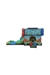 IMG 1069 1770829794 Super Mario Bounce House with Slide (Wet/Dry)