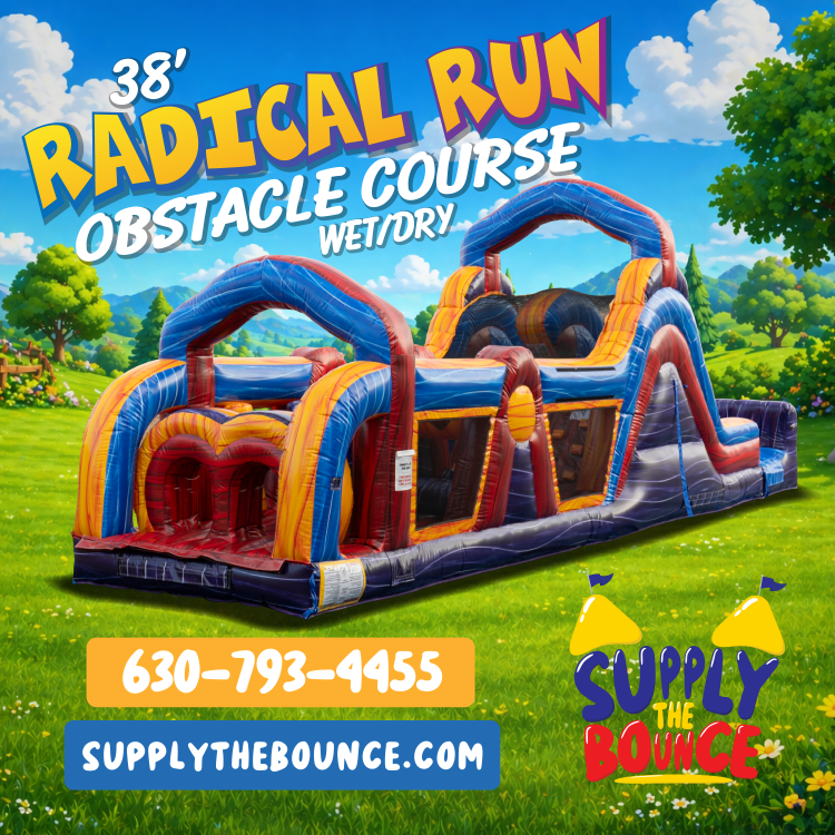 38’ Radical Run Obstacle Course (Wet/Dry)